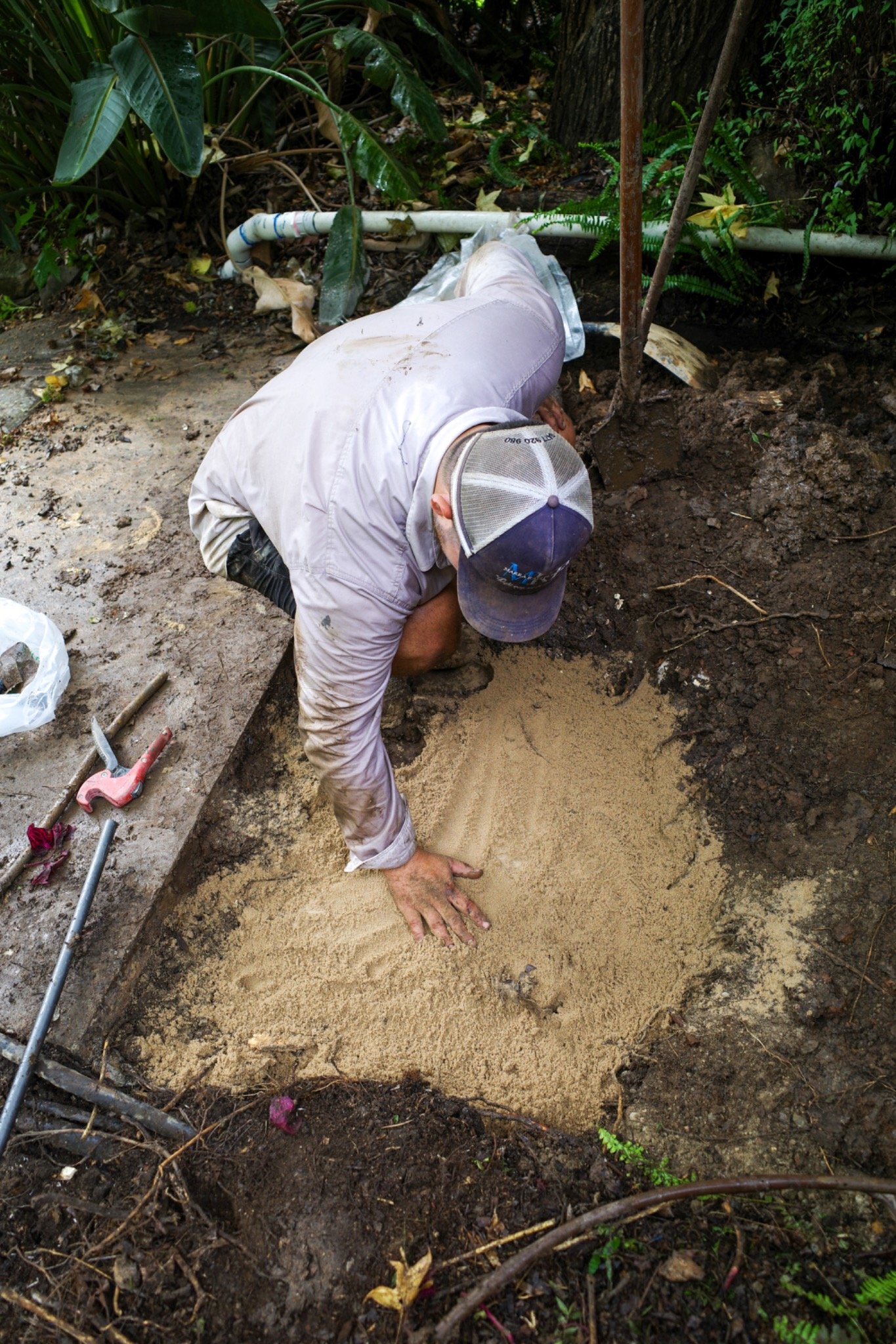 Trench prep